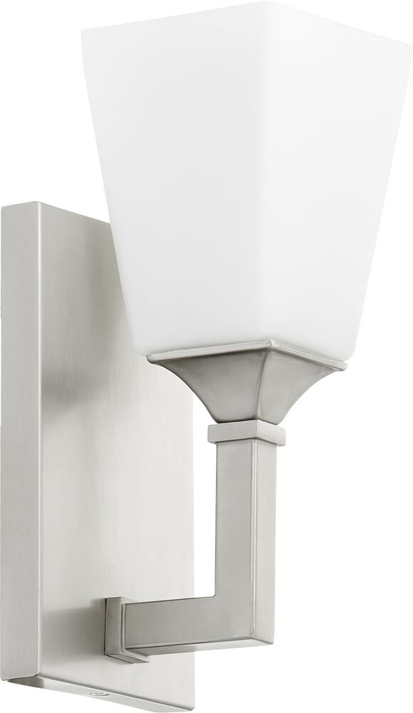 Quorum Wright 11" Wall Sconce in Satin Nickel