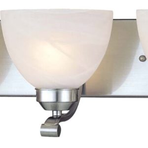 Minka Lavery Paradox 3-Light 24" Bathroom Vanity Light in Brushed Nickel