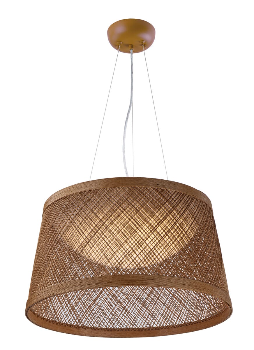 Maxim Lighting Bahama 24.25" Pendant in Natural Finish