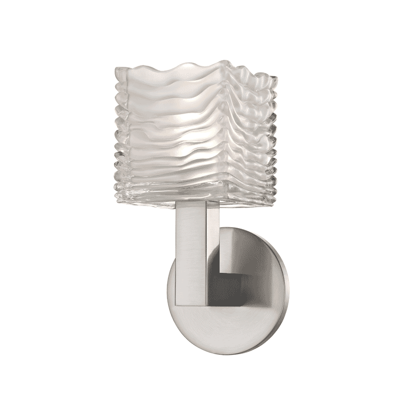 Hudson Valley Sagamore 5" Bathroom Vanity Light in Satin Nickel