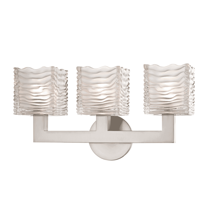 Hudson Valley Sagamore 3-Light 18" Bathroom Vanity Light in Satin Nickel