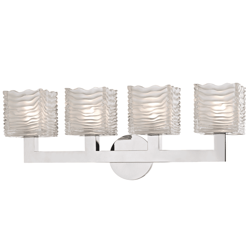 Hudson Valley Sagamore 4-Light 24" Bathroom Vanity Light in Polished Chrome