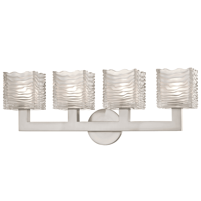 Hudson Valley Sagamore 4-Light 24" Bathroom Vanity Light in Satin Nickel