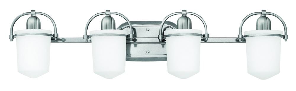 Hinkley Clancy 4-Light Bathroom Vanity Light in Brushed Nickel