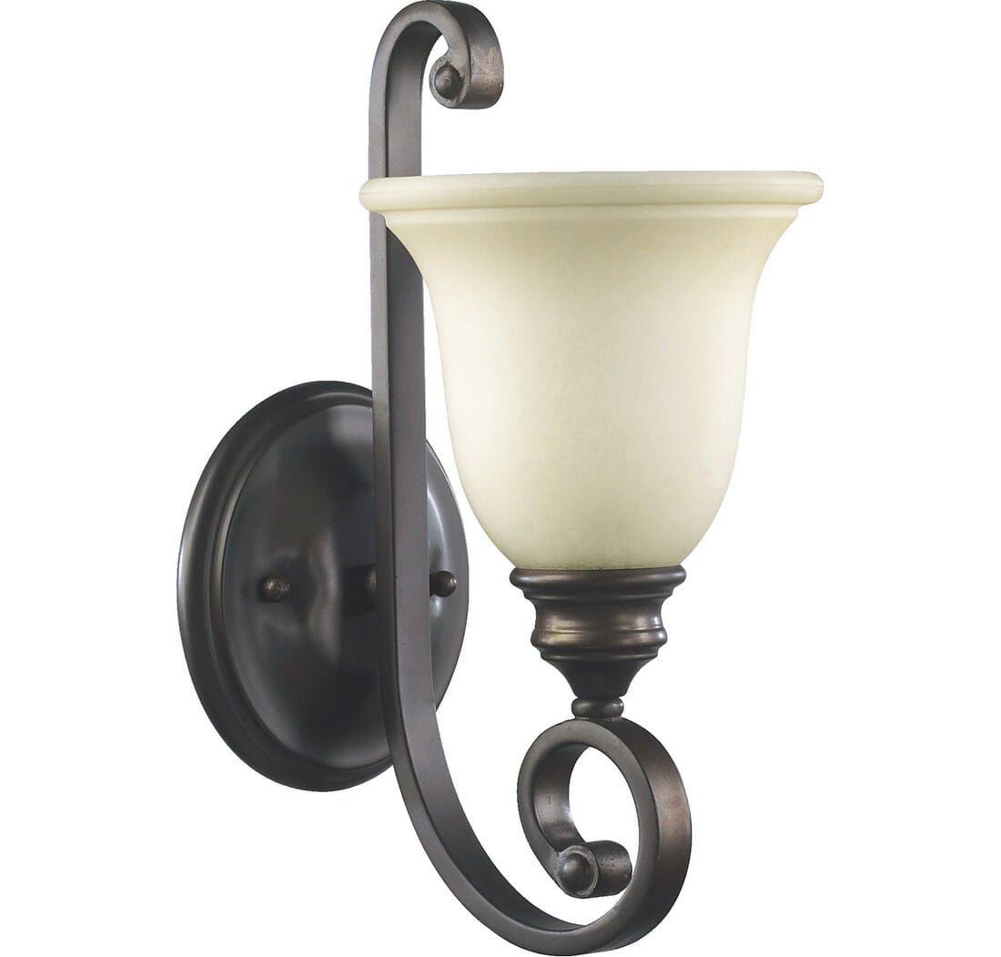 Quorum Bryant 14" Wall Sconce in Oiled Bronze