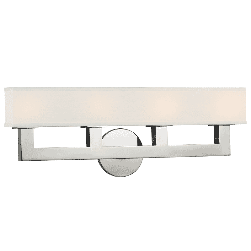 Hudson Valley Clarke 4-Light 8" Wall Sconce in Polished Nickel