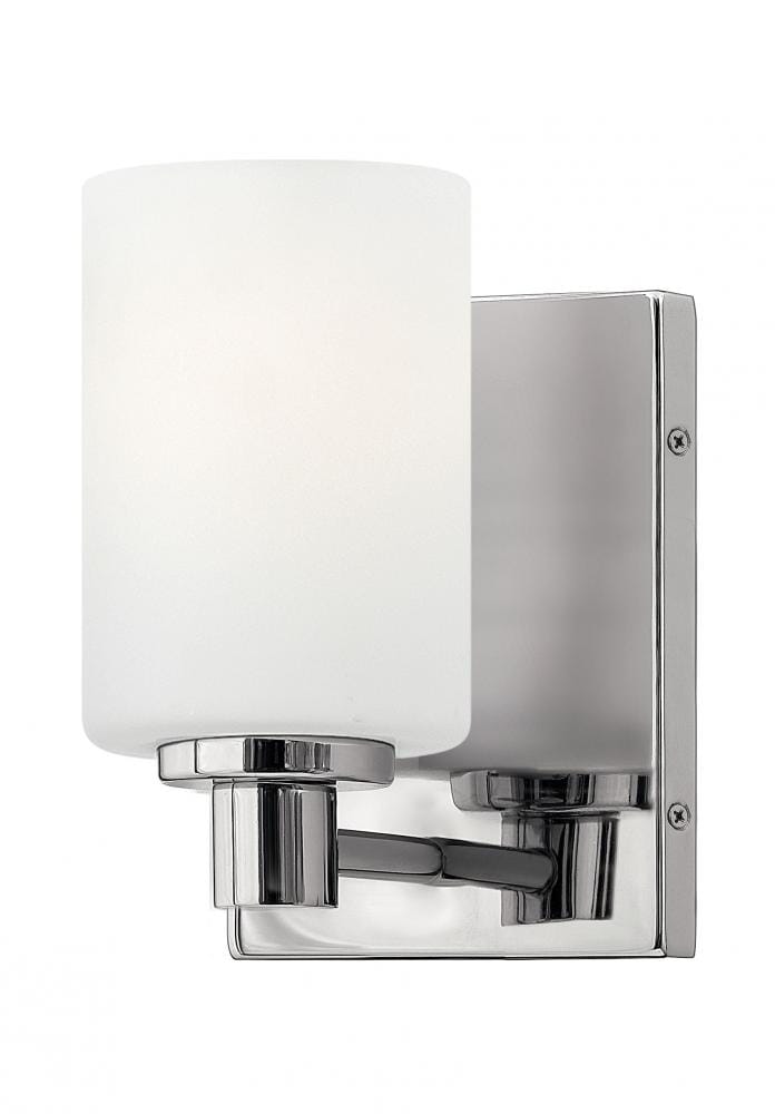 Hinkley Karlie 1-Light Bathroom Wall Sconce in Chrome