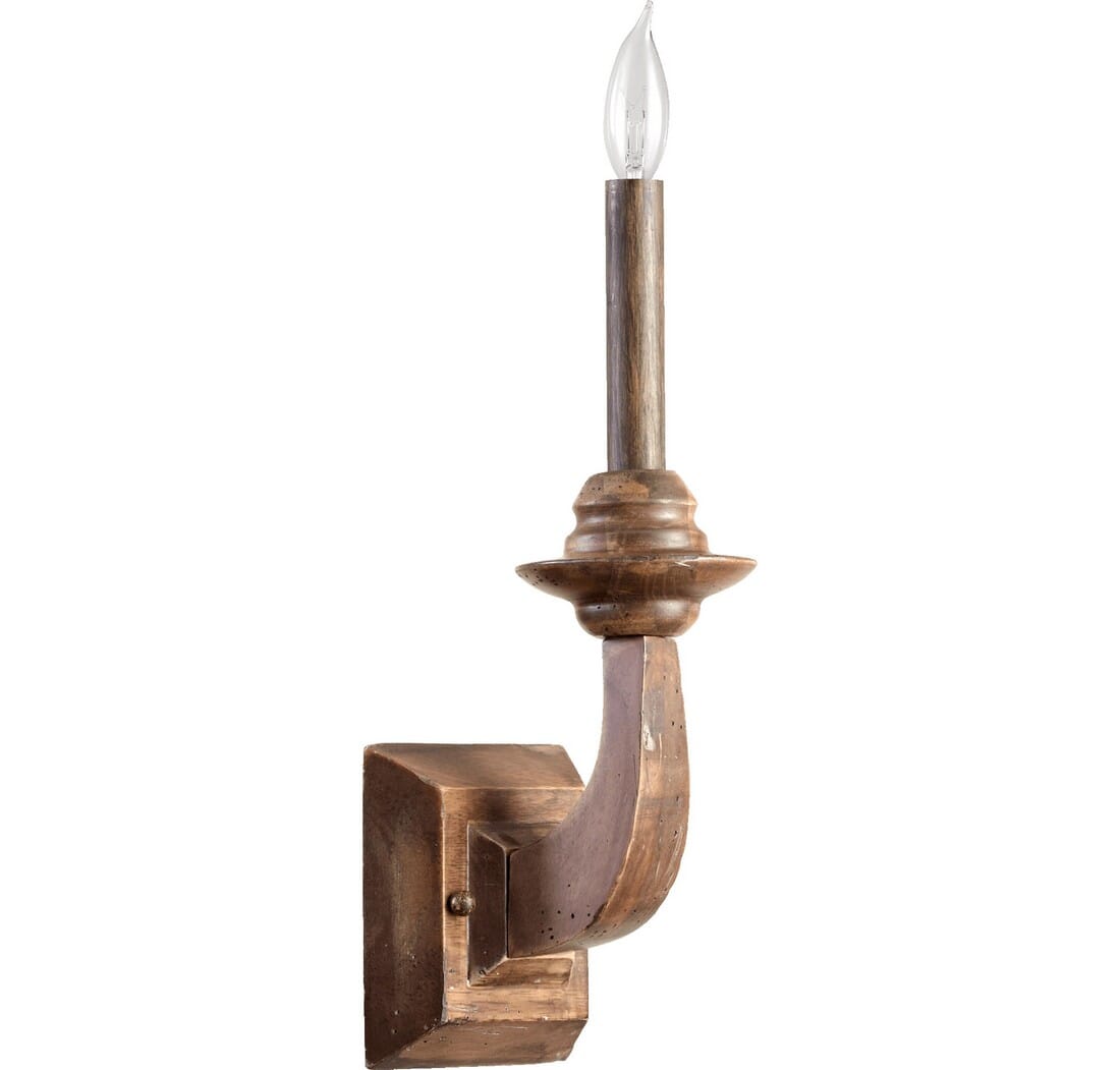 Quorum Telluride 13" Wall Sconce in Early American