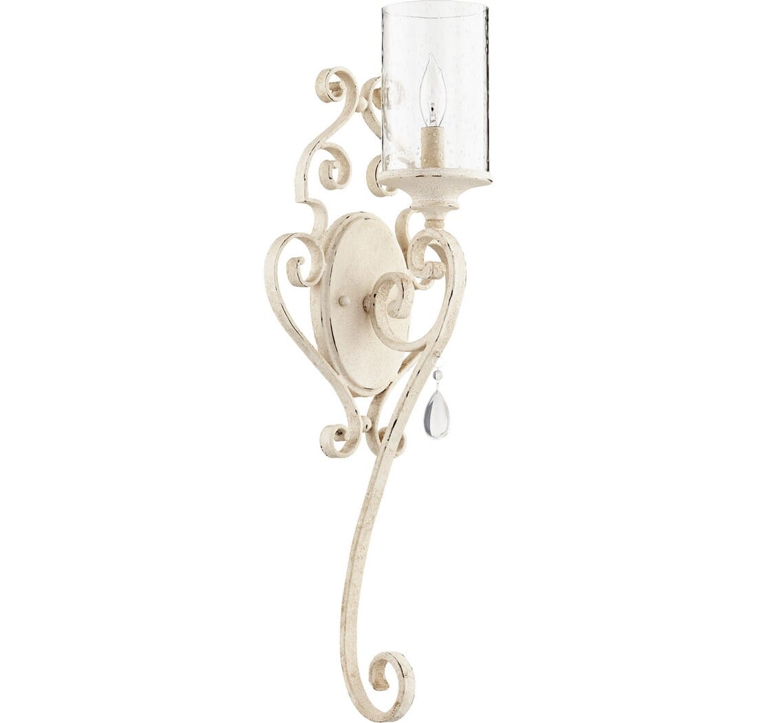 Quorum San Miguel 26" Wall Sconce in Persian White