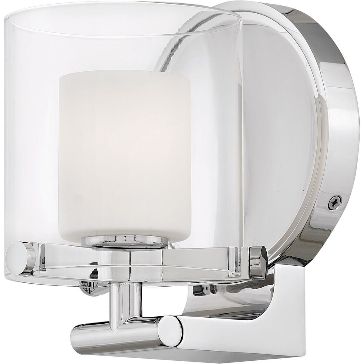 Hinkley Rixon 1-Light Bathroom Wall Sconce in Chrome