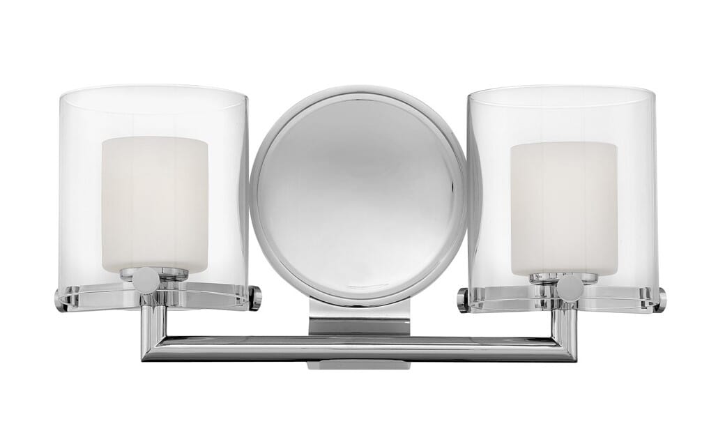 Hinkley Rixon 2-Light LED Bathroom Vanity Light in Chrome