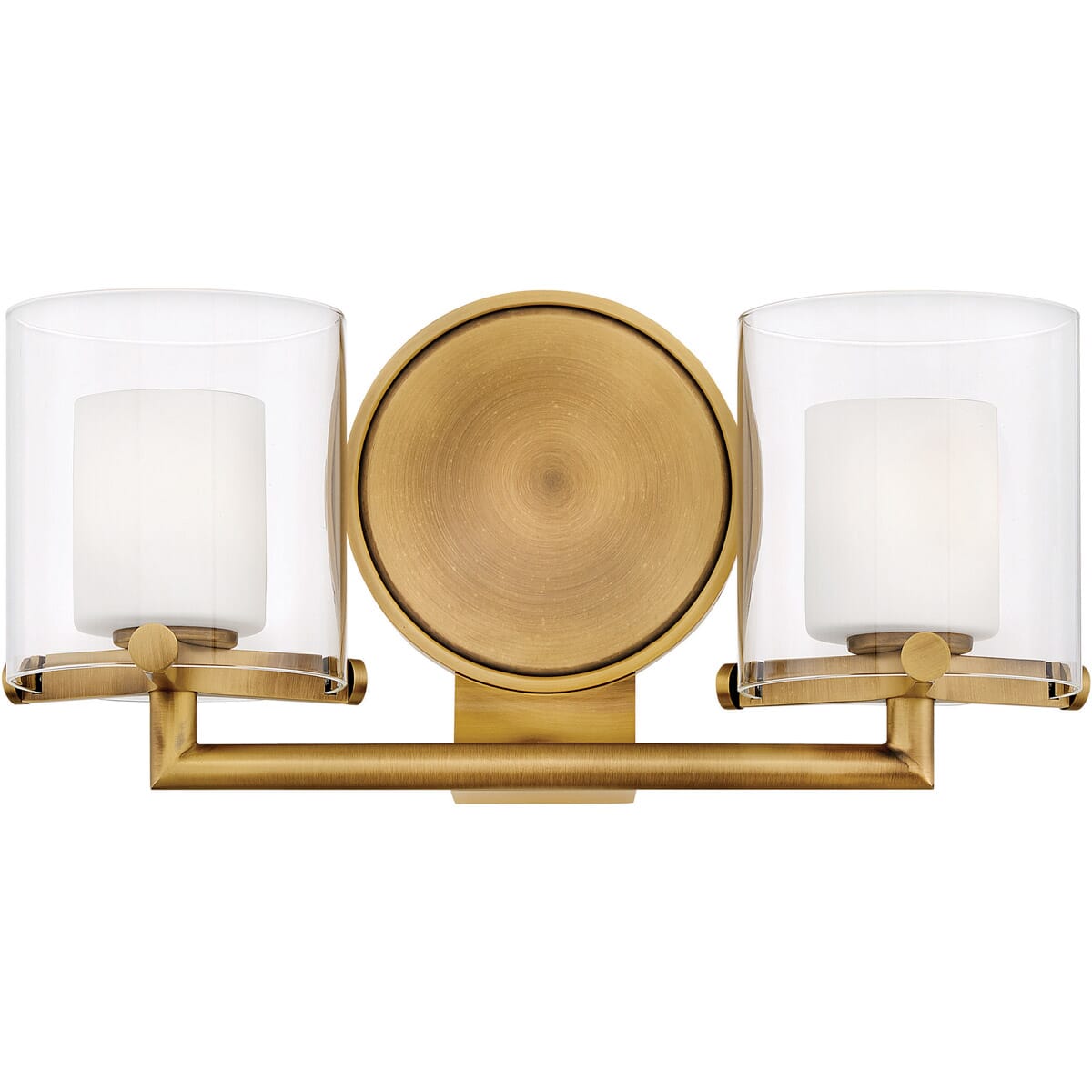 Hinkley Rixon 2-Light Bathroom Vanity Light in Heritage Brass