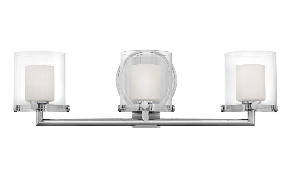 Hinkley Rixon 3-Light LED Bathroom Vanity Light in Chrome