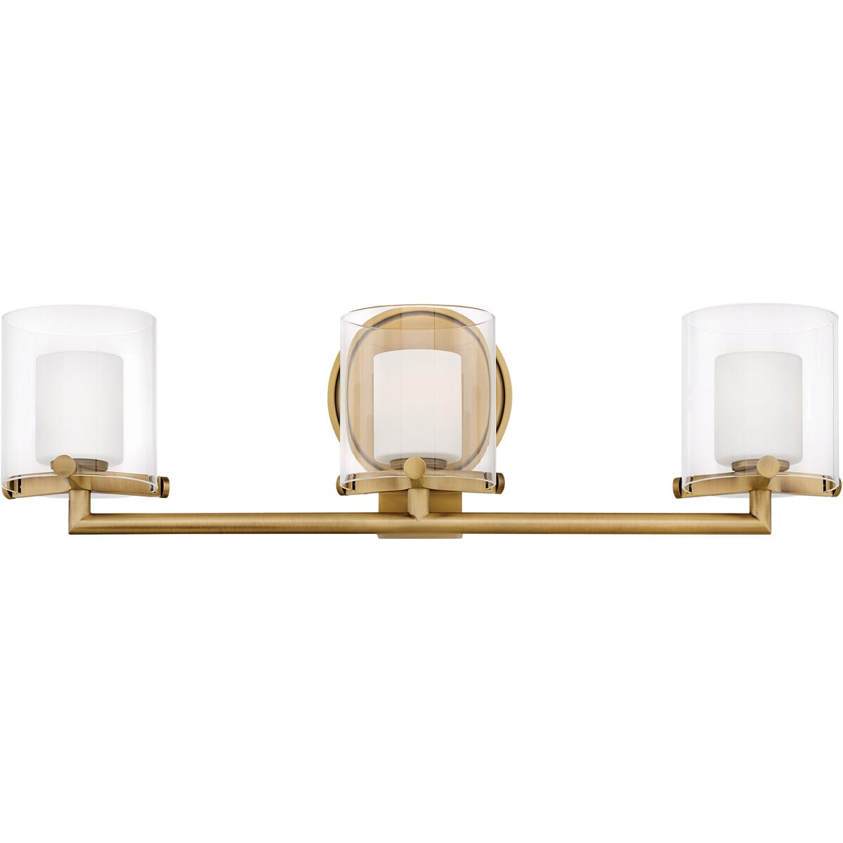 Hinkley Rixon 3-Light Bathroom Vanity Light in Heritage Brass