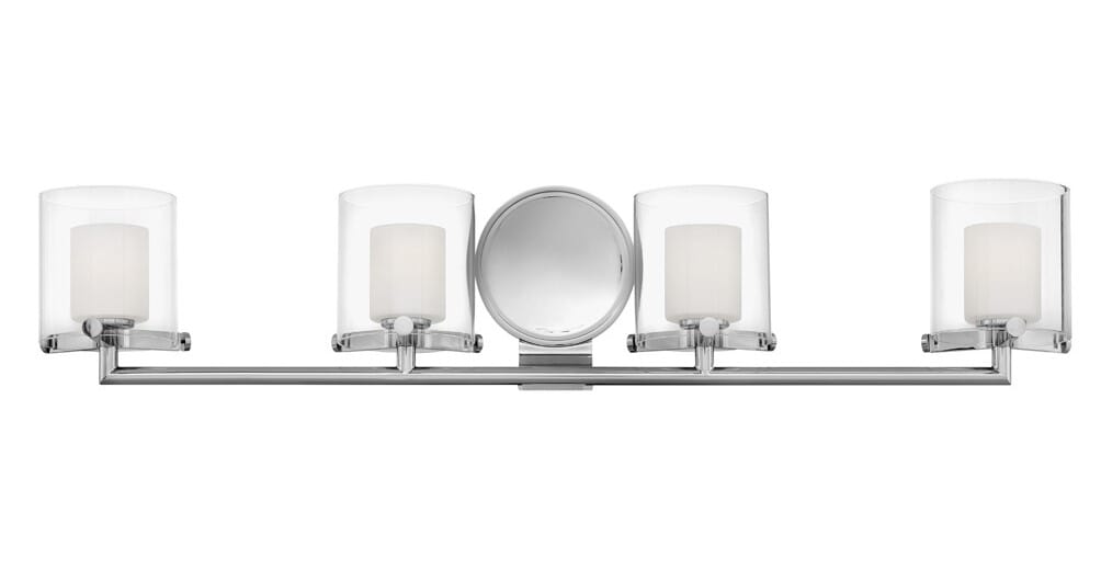 Hinkley Rixon 4-Light LED Bathroom Vanity Light in Chrome