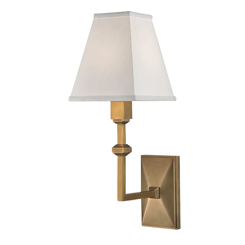 Hudson Valley Tilden 14" Wall Sconce in Aged Brass