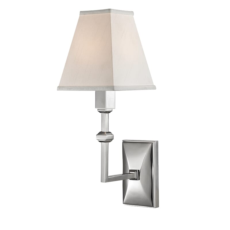 Hudson Valley Tilden 14" Wall Sconce in Polished Nickel