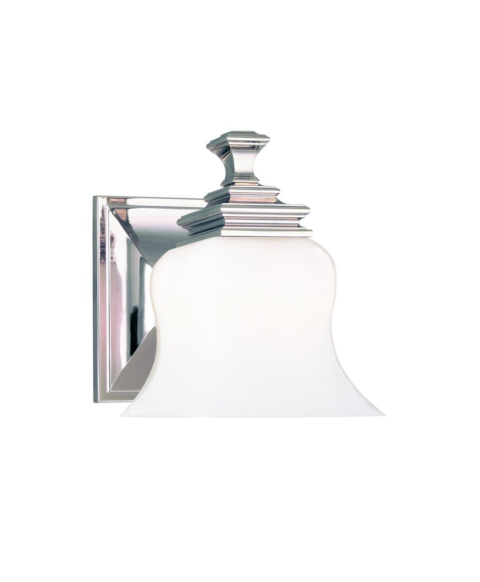 Hudson Valley Wilton 5" Bathroom Vanity Light in Polished Nickel