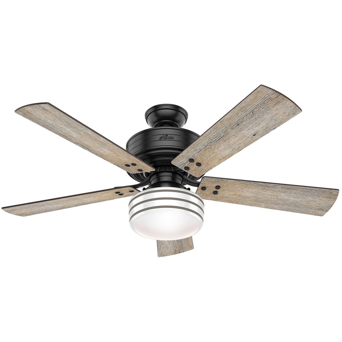 Hunter Cedar Key 52" Indoor/Outdoor Ceiling Fan in Matte Black