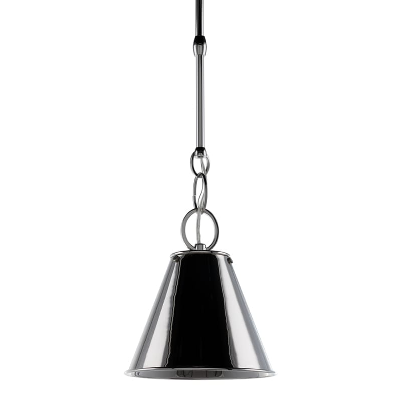 Hudson Valley Altamont 9" Pendant Light in Polished Nickel