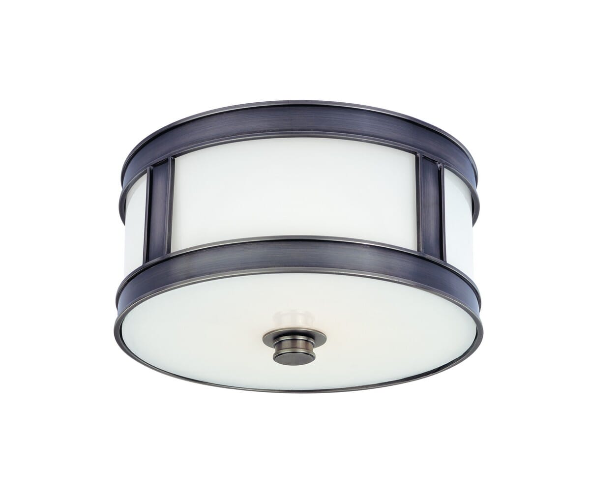 Hudson Valley Patterson Ceiling Light in Historical Nickel