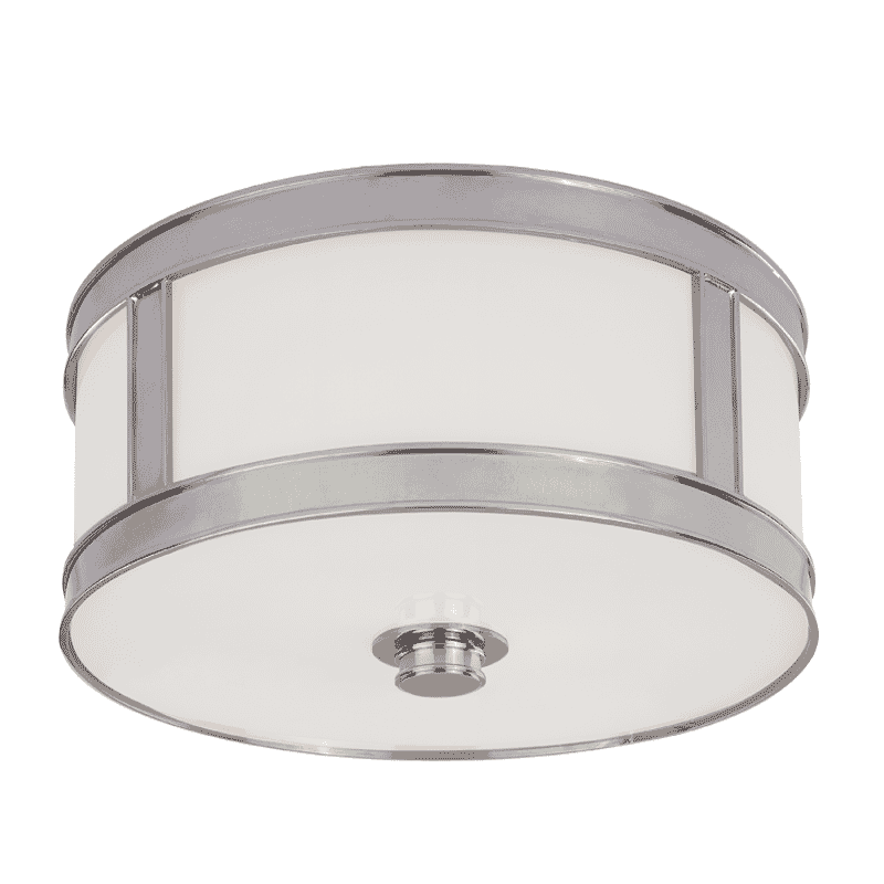 Hudson Valley Patterson Ceiling Light in Polished Nickel