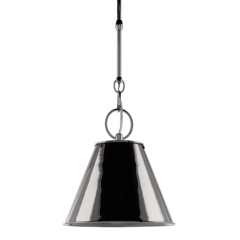 Hudson Valley Altamont 12" Pendant Light in Polished Nickel