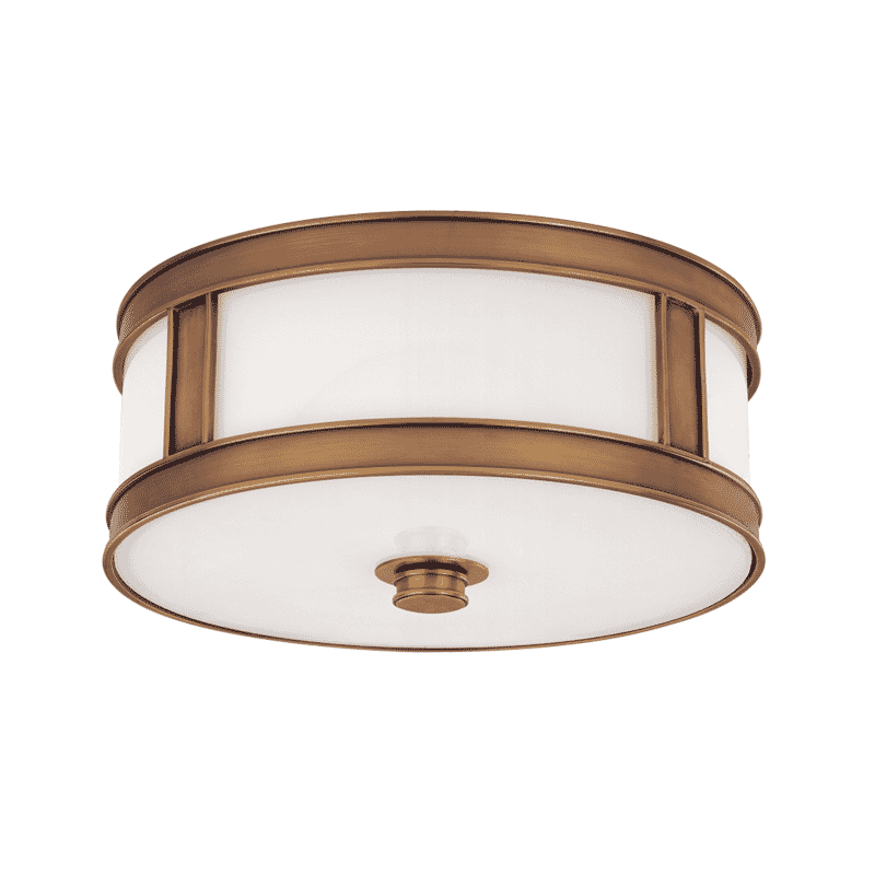 Hudson Valley Patterson 3-Light Ceiling Light in Aged Brass