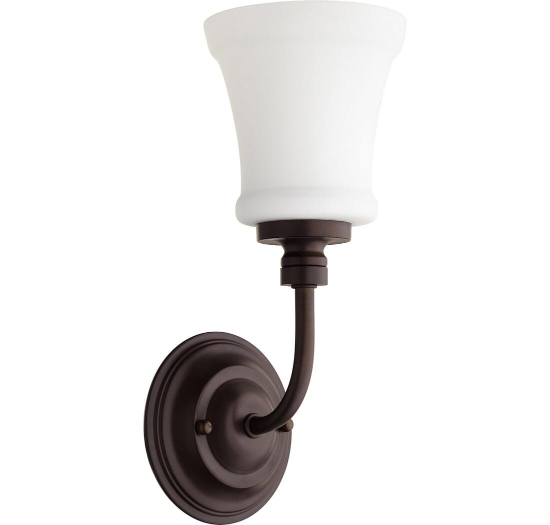 Quorum Rossington 13" Wall Sconce in Oiled Bronze