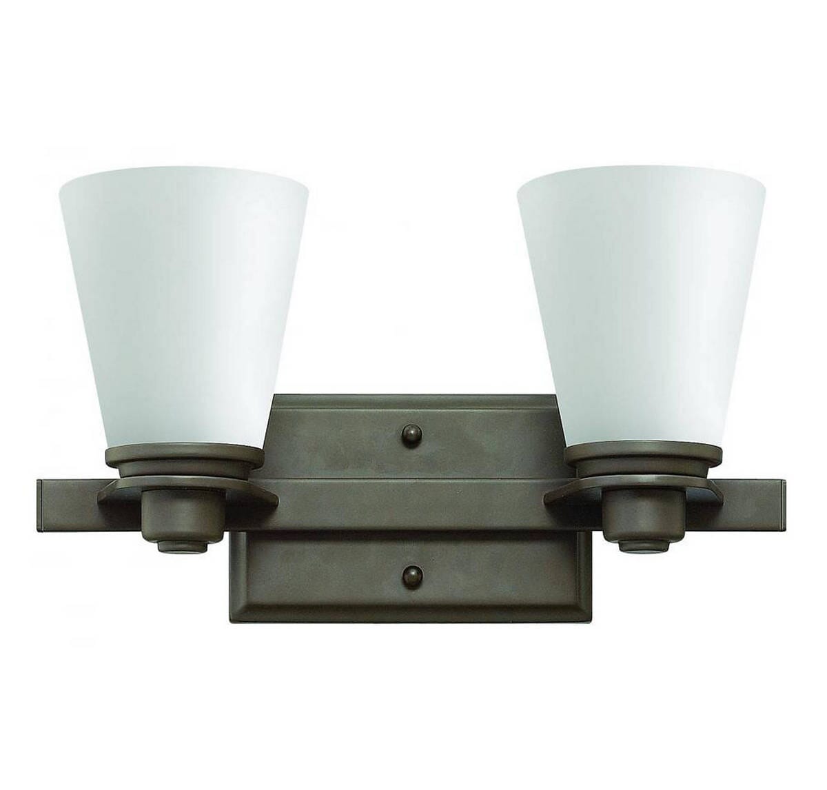 Hinkley Avon 2-Light Bathroom Vanity Light in Buckeye Bronze