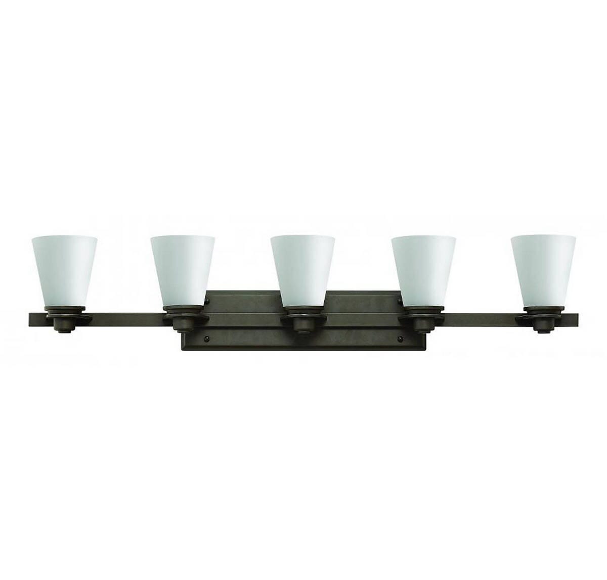 Hinkley Avon 5-Light Bathroom Vanity Light in Buckeye Bronze