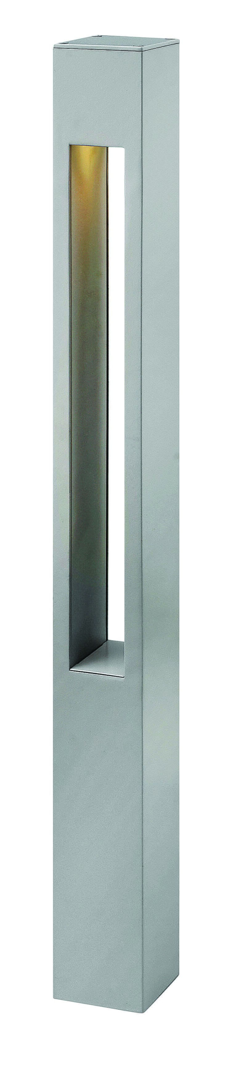 Hinkley Atlantis 1-Light Outdoor 120V Bollard in Titanium