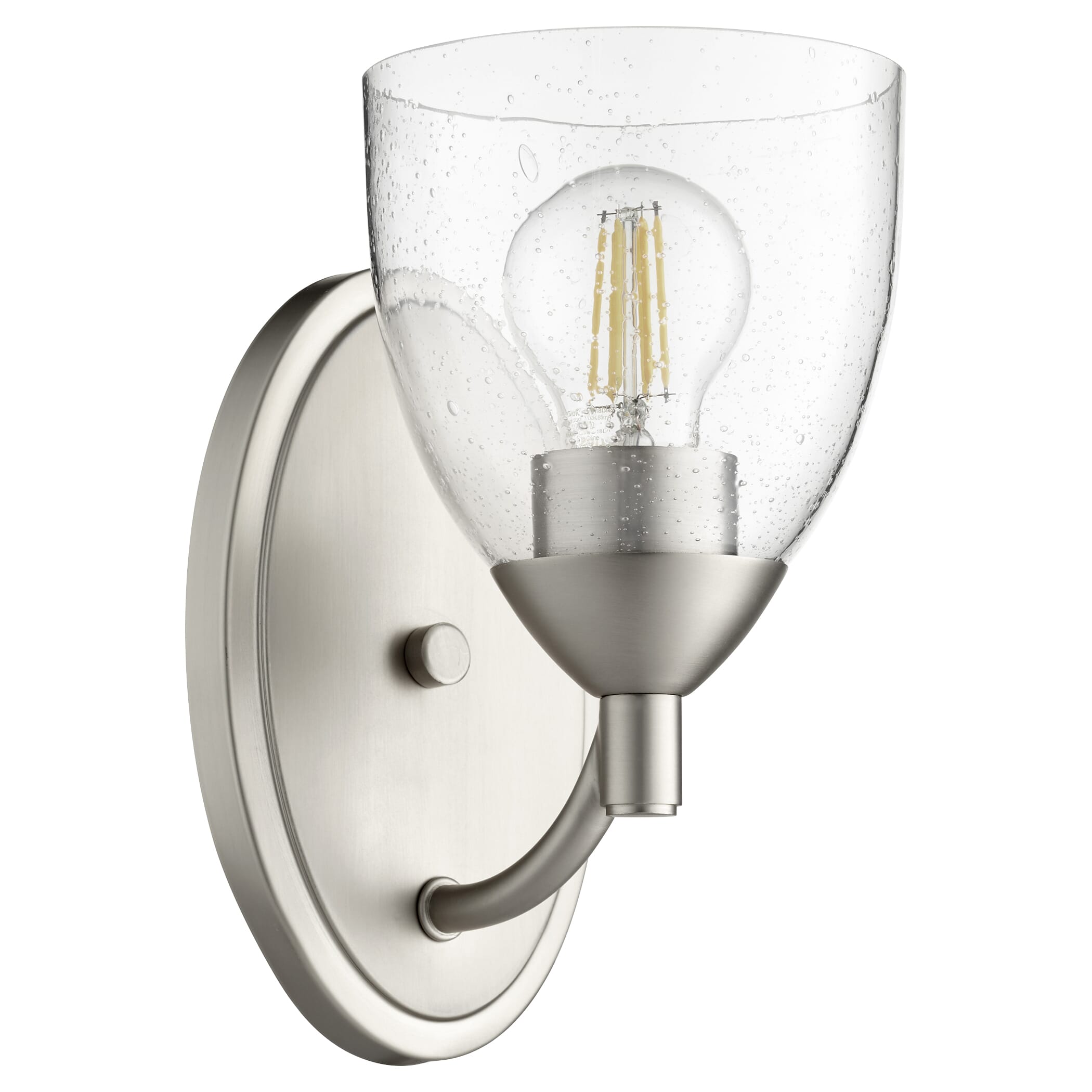 Quorum Barkley 10" Wall Sconce in Satin Nickel with