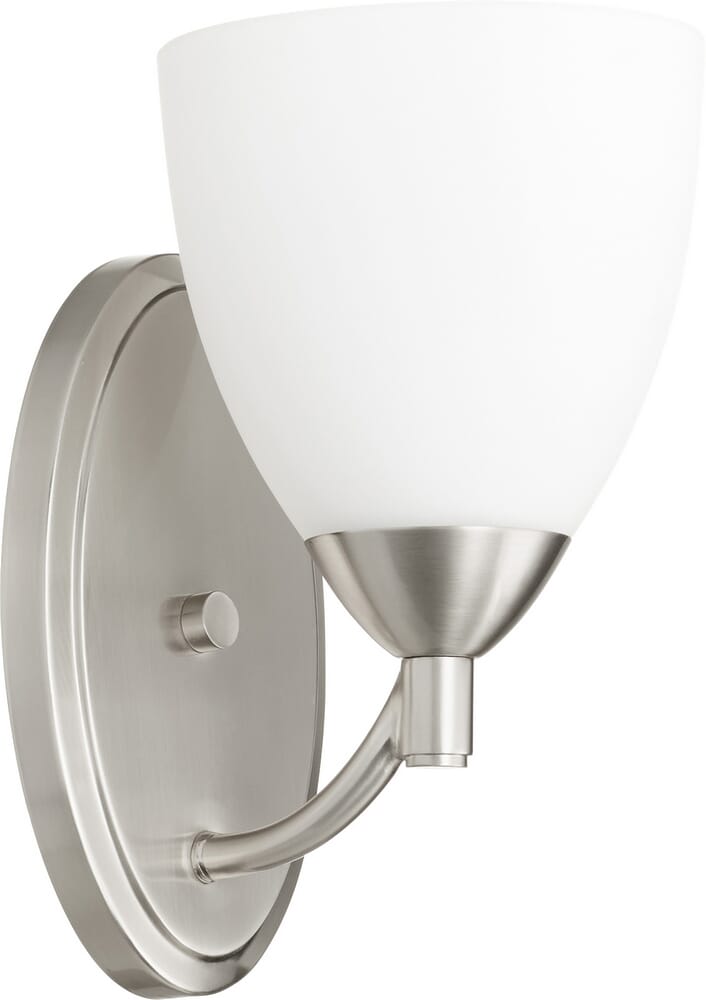 Quorum Barkley 10" Wall Sconce in Satin Nickel