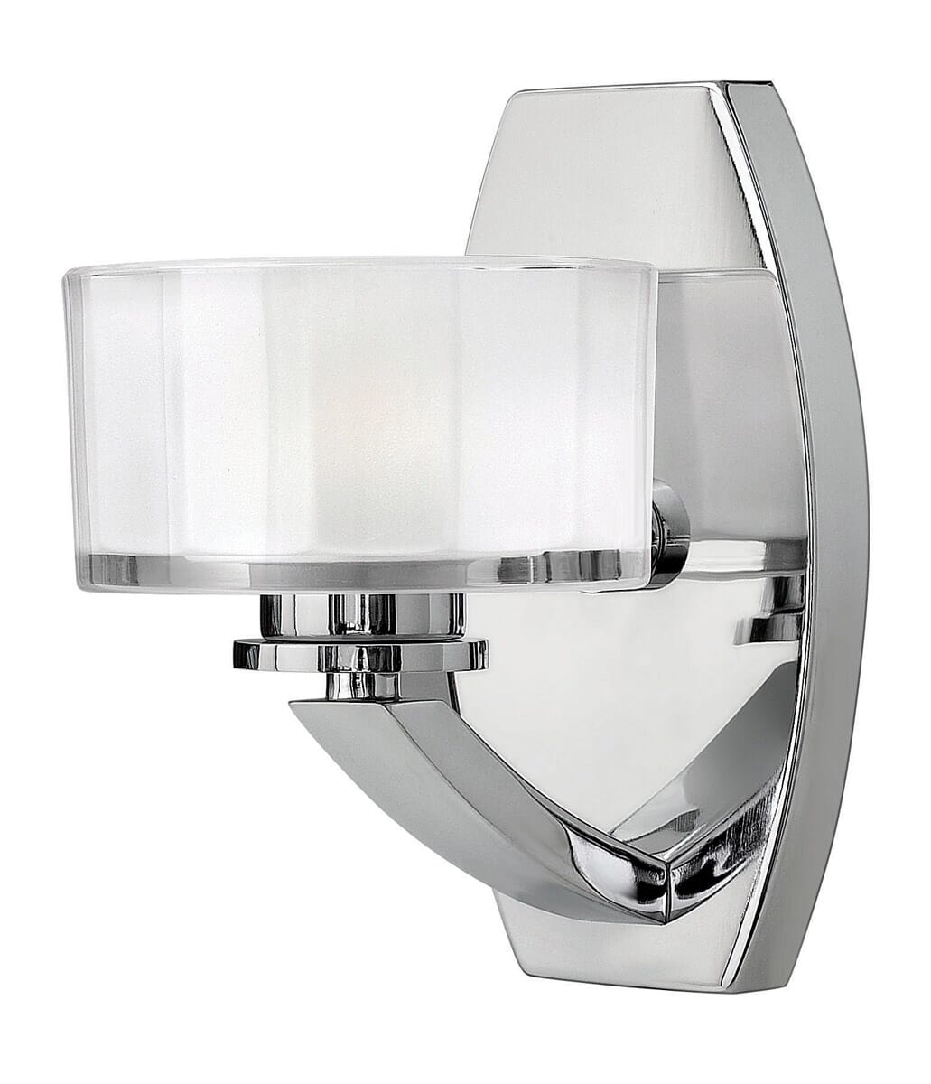 Hinkley Meridian  Bathroom Wall Sconce in Chrome