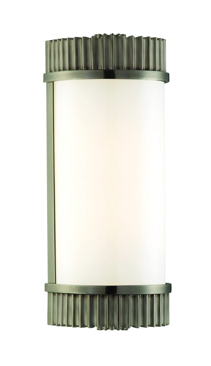 Hudson Valley Benton 5" Bathroom Vanity Light in Antique Nickel