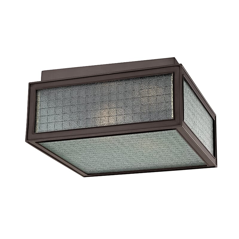 Hudson Valley Freemont 2-Light 10" Ceiling Light in Old Bronze