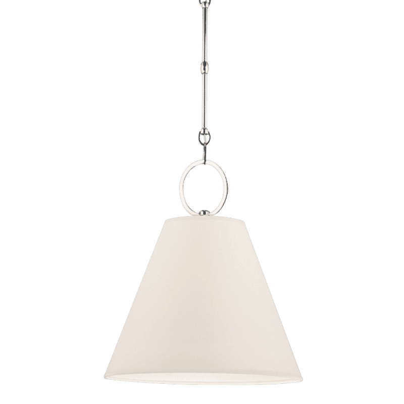 Hudson Valley Altamont 17" Pendant Light in Polished Nickel