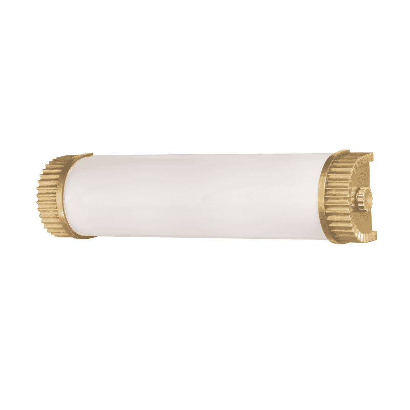 Hudson Valley Benton 2-Light 5" Bathroom Vanity Light in Aged Brass
