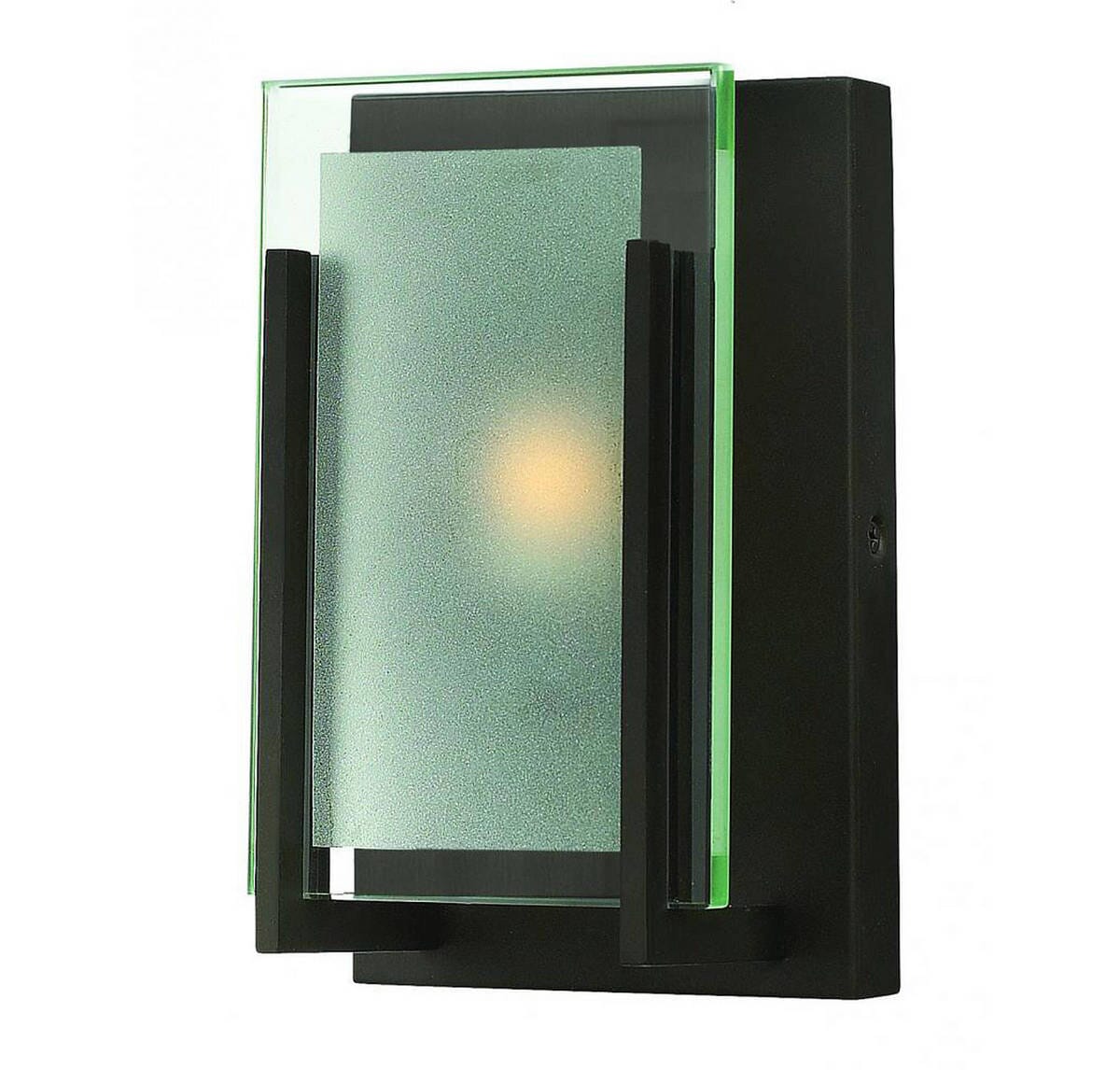 Hinkley Latitude 1-Light Bathroom Wall Sconce in Oil Rubbed Bronze