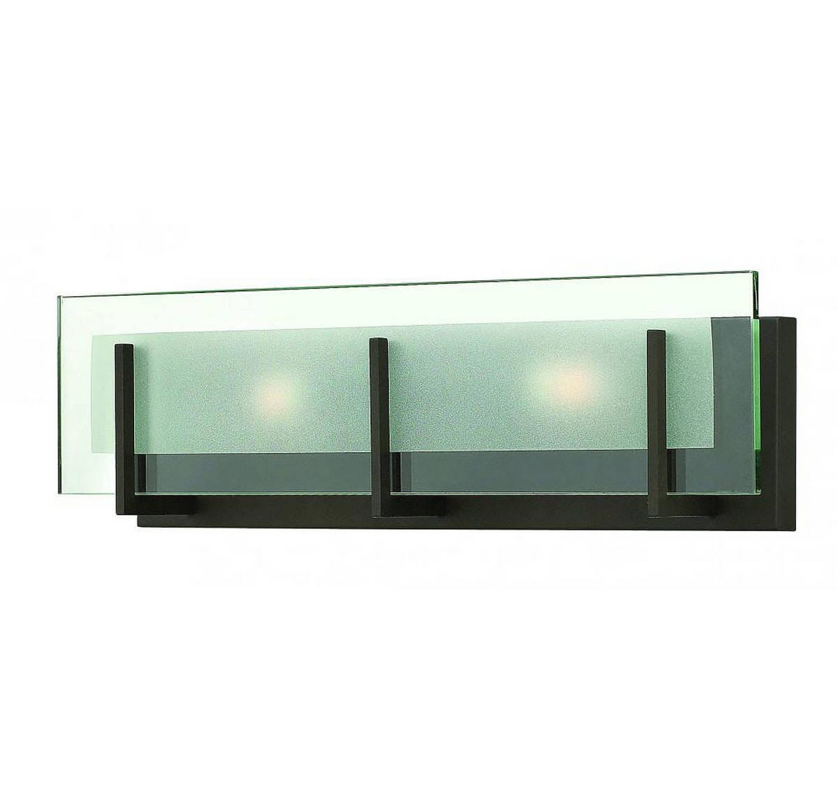 Hinkley Latitude 2-Light Bathroom Vanity Light in Oil Rubbed Bronze