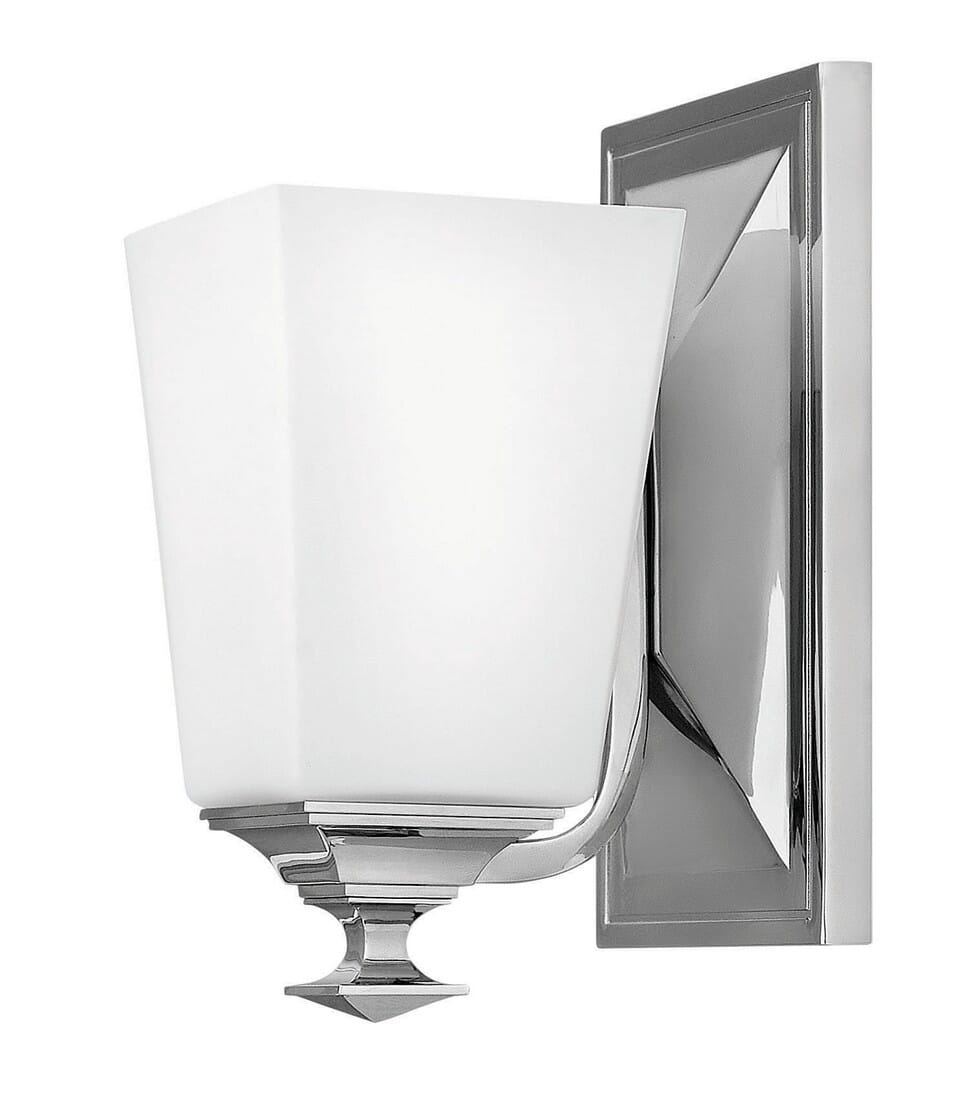 Hinkley Baldwin  Bathroom Wall Sconce in Polished Nickel