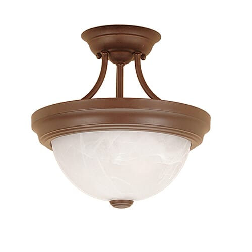 Millennium Lighting 500 Series 2-Light Semi-Flush in Bronze