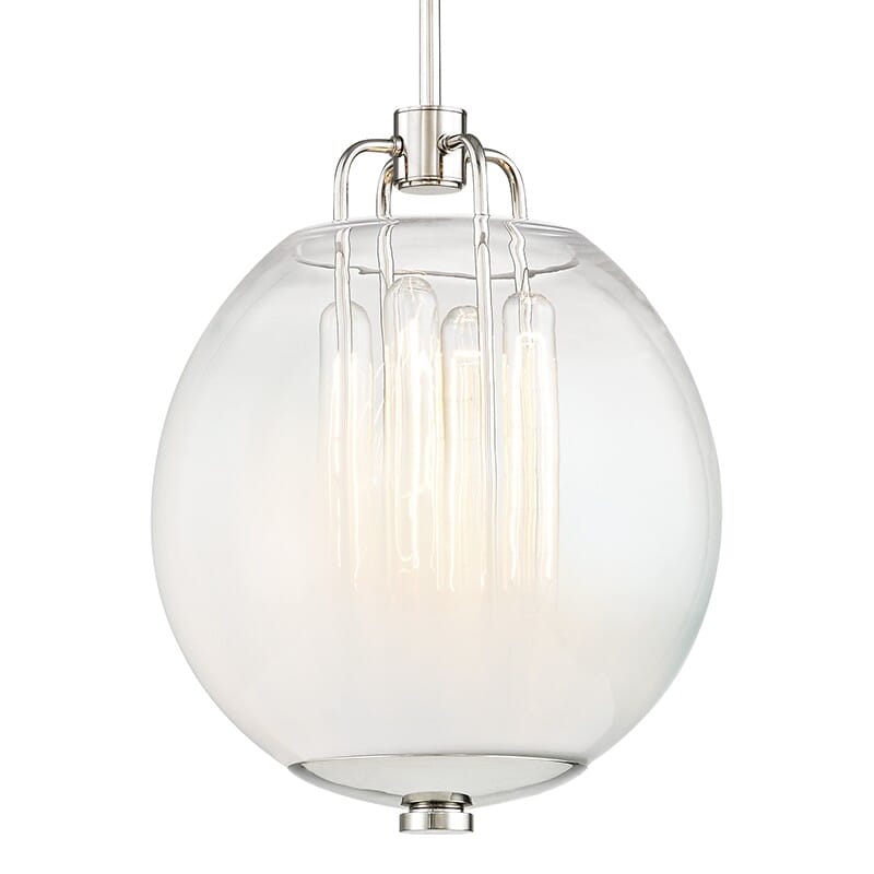 Hudson Valley Sawyer 4-Light 15" Pendant Light in Polished Nickel