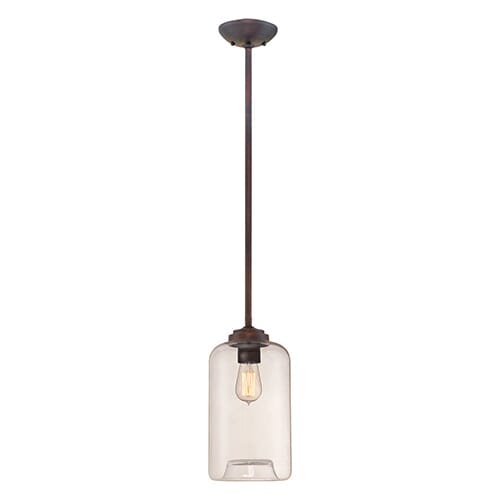 Millennium Lighting Neo-Industrial 1-Light Mini-Pendant in Rubbed Bronze