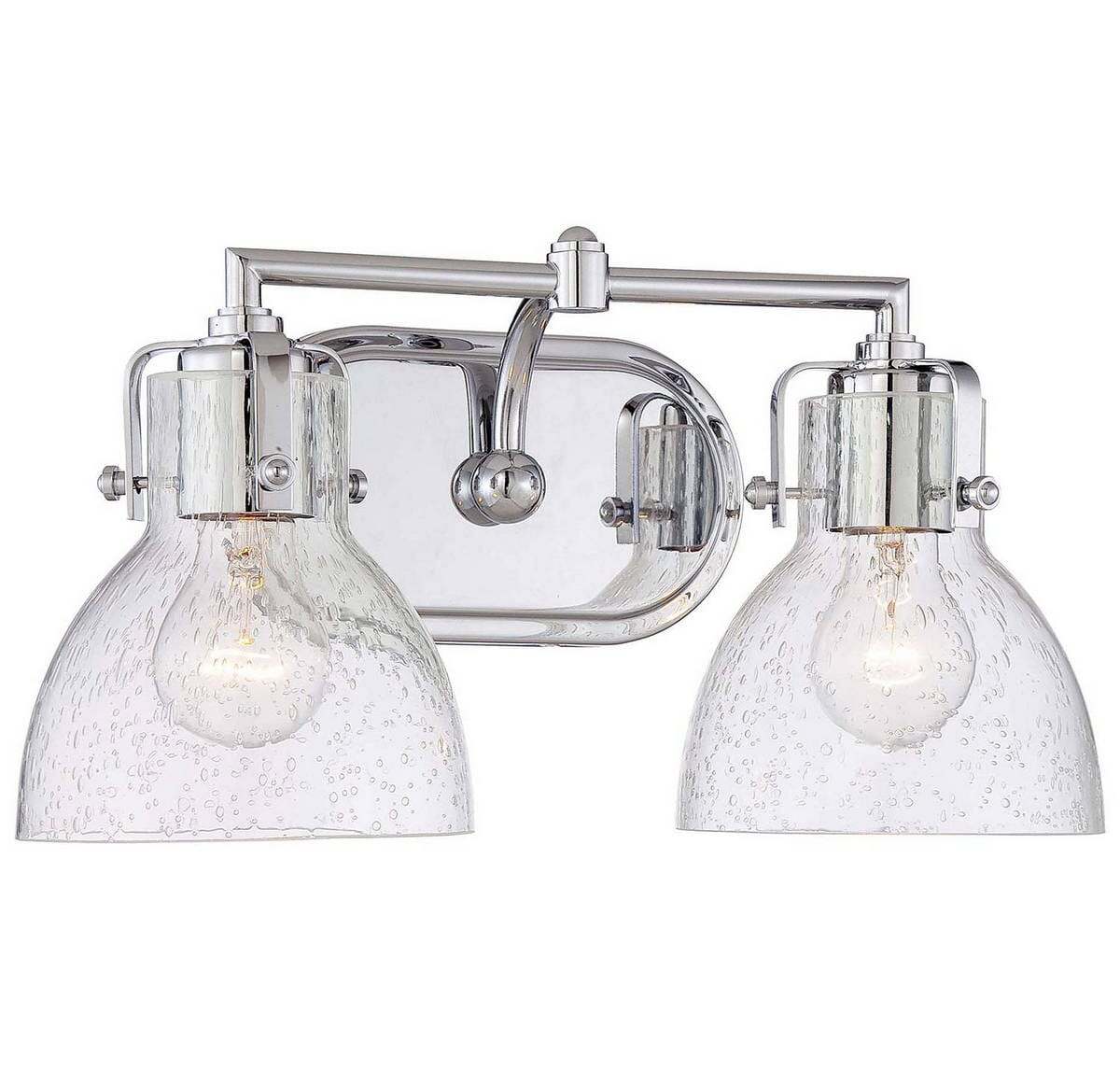 Minka Lavery 2-Light 16" Bathroom Vanity Light in Chrome