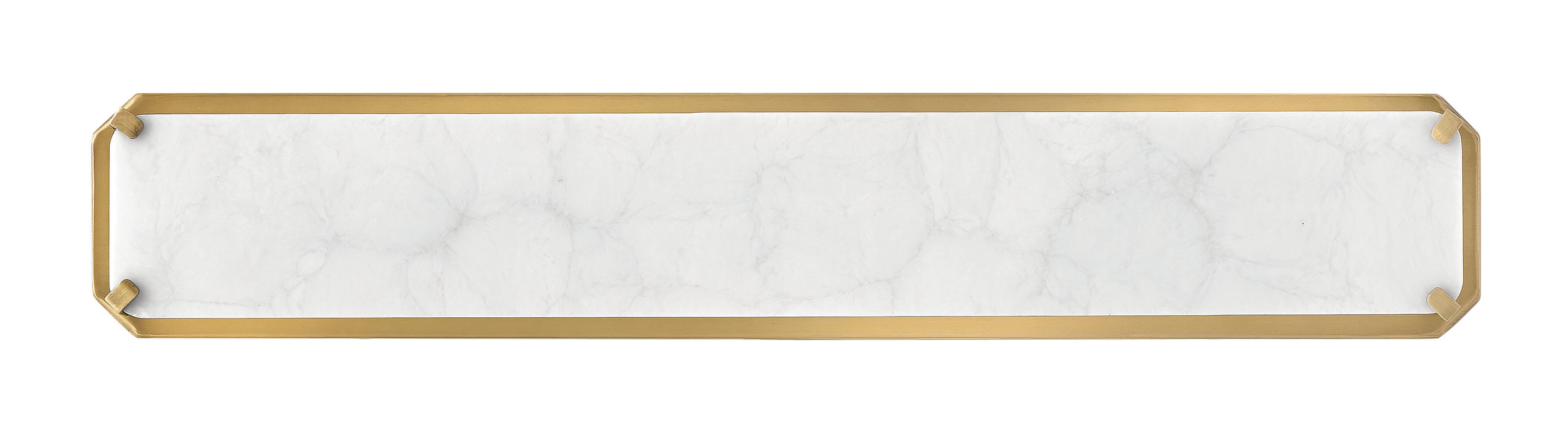 Hinkley Serene LED 26" Bathroom Vanity Light in Heritage Brass