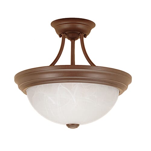 Millennium Lighting 500 Series 2-Light Semi-Flush in Bronze