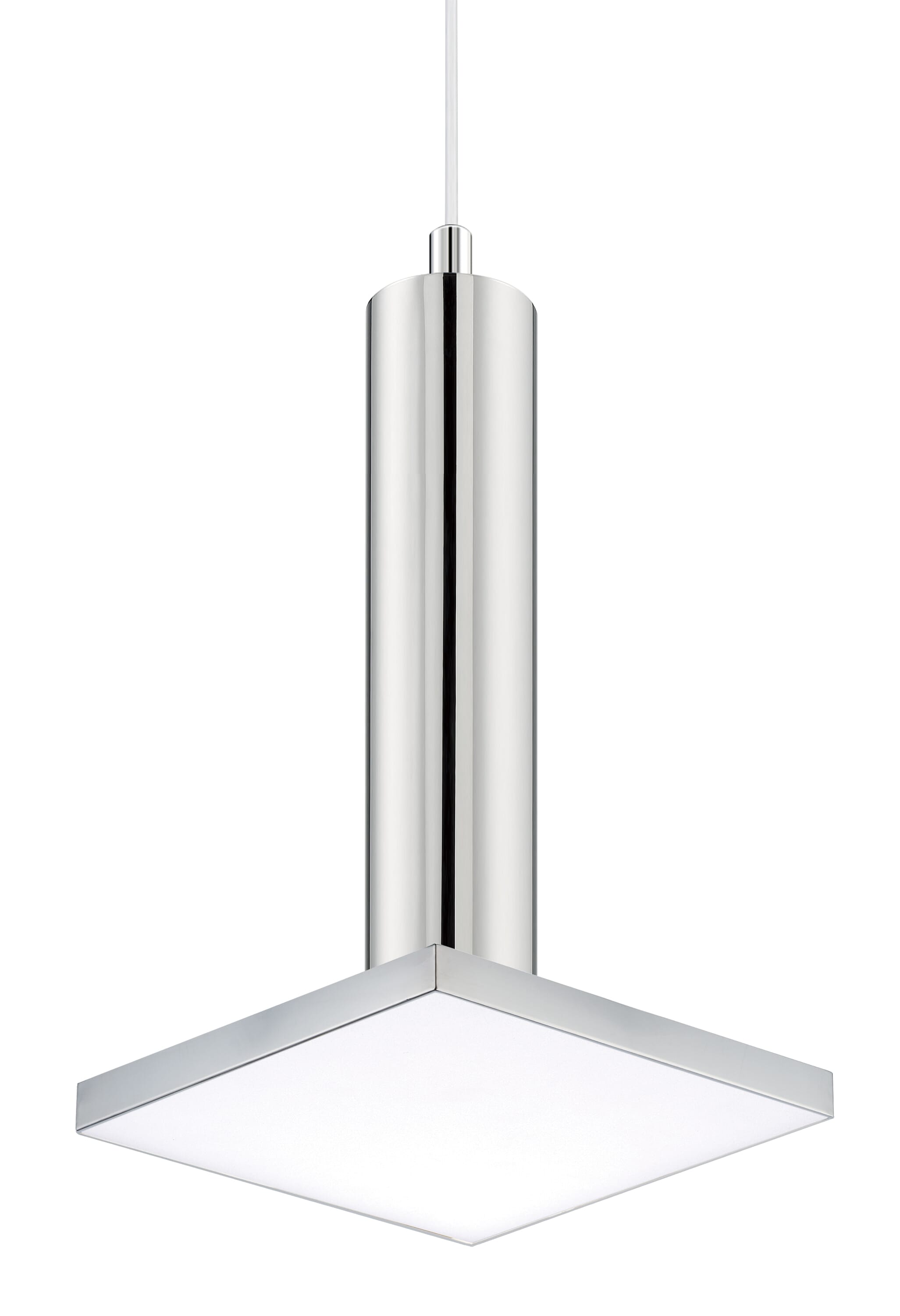 Maxim Trim Pendant Light in Polished Chrome