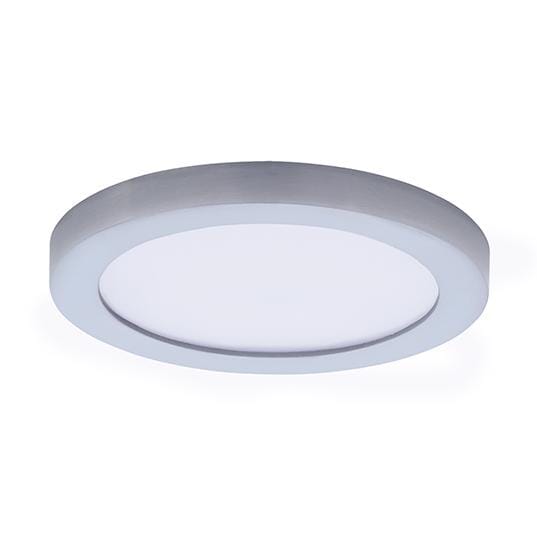 Maxim Lighting Wafer LED 5" Round Ceiling Light in Satin Nickel